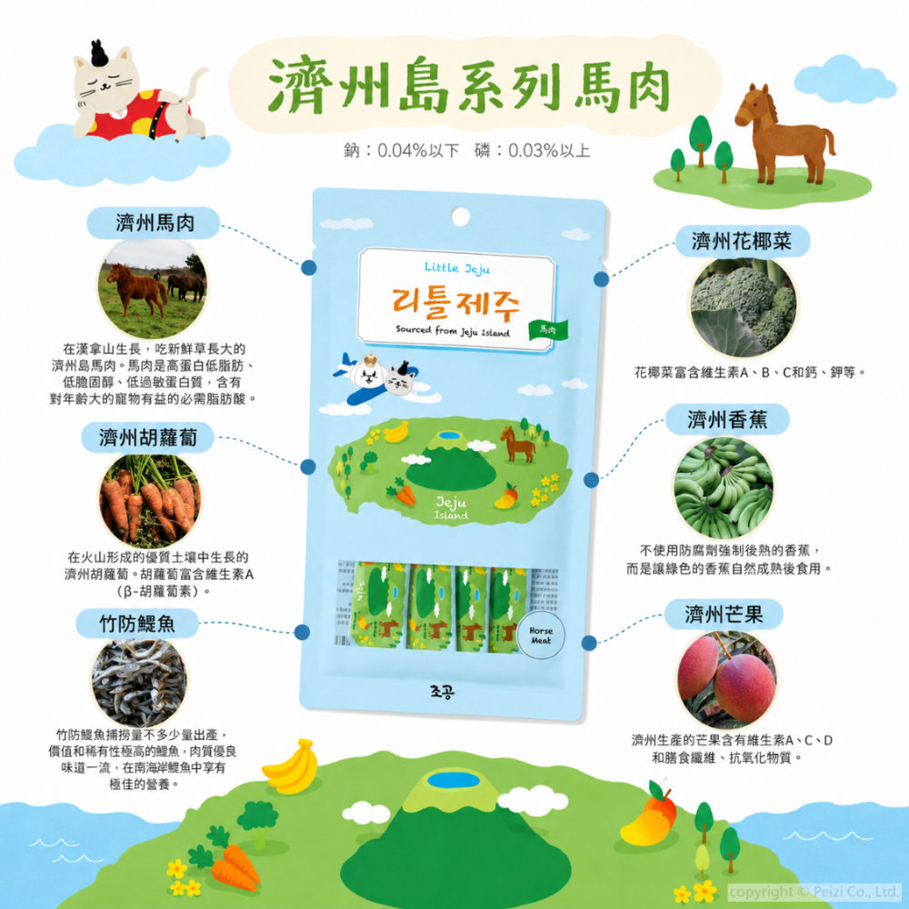 沛茲寵物【朝貢 조공 5km 犬貓濟州島肉泥】無膠 濟州島 雞肉 馬肉 韓國 狗零食 貓零食 狗 貓 零食-細節圖4