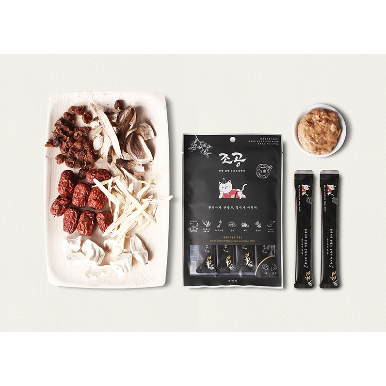 沛茲寵物【朝貢 조공 5km犬貓頂級肉泥】無膠 山羊奶 紅螃蟹 肉泥 韓國 狗零食 貓零食 狗 貓 零食-細節圖3