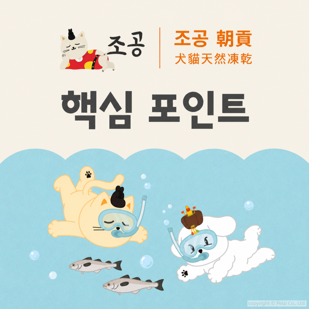 沛茲寵物【朝貢 조공 犬貓天然凍乾】凍乾 鱈魚 比目魚 鳳尾魚 韓國 貓零食 狗零食 貓 狗 零食-細節圖3