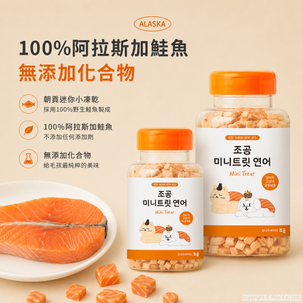 沛茲寵物【朝貢 조공 犬貓天然凍乾】凍乾 鱈魚 比目魚 鳳尾魚 韓國 貓零食 狗零食 貓 狗 零食-細節圖6