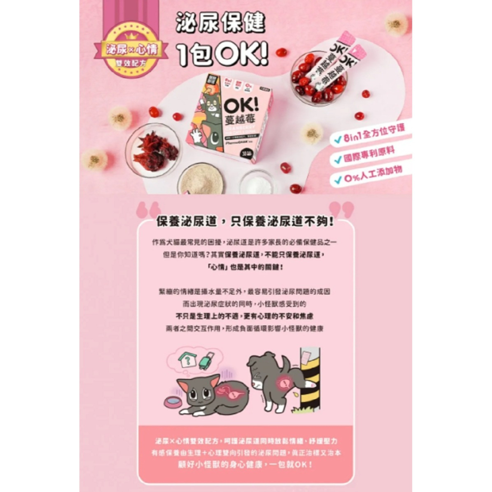 沛茲寵物【怪獸部落 LitoMON OK!犬貓保健品】益生菌 葉黃素 軟骨素 台灣 狗 貓 保健品-細節圖7