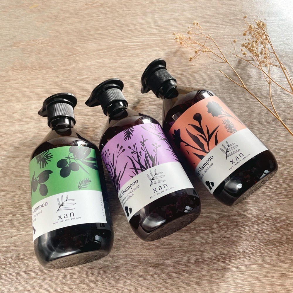 沛茲寵物【杉淬 Xan 天然寵物洗毛精】天然 紅豆杉 修護 寵物 洗劑 洗毛精 貓 狗 60ml 520ml-細節圖3