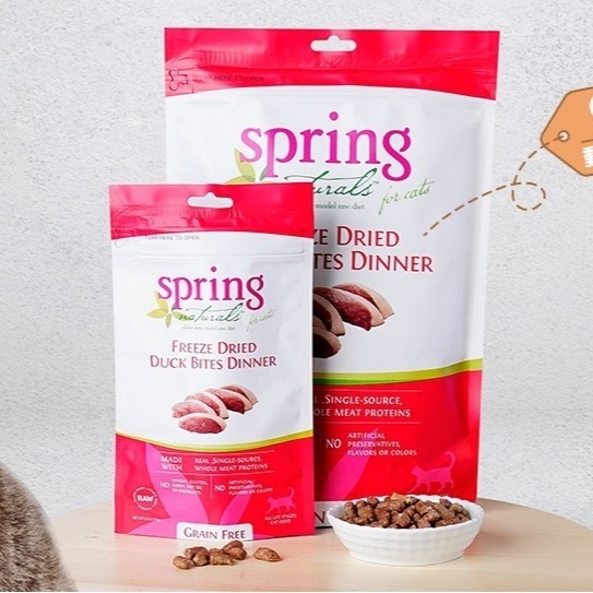 沛茲寵物【曙光 Spring 冷凍乾燥貓用餐食】凍乾 人用等級 鮮食 貓飼料 貓 飼料 2.5oz 1lb-細節圖2