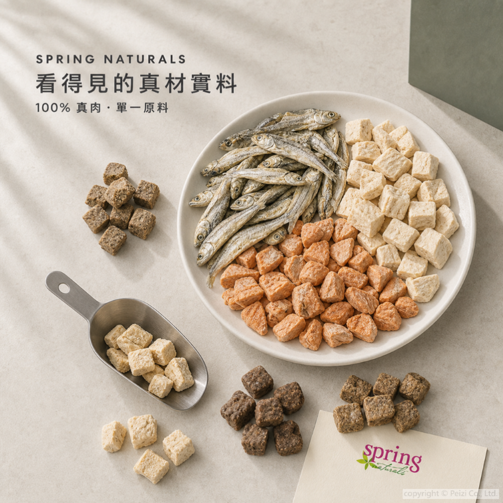 沛茲寵物【曙光 Spring 貓用冷凍乾燥零食】天然 凍乾 雞肉 牛肉 鮭魚 美國 貓零食 貓 零食-細節圖4