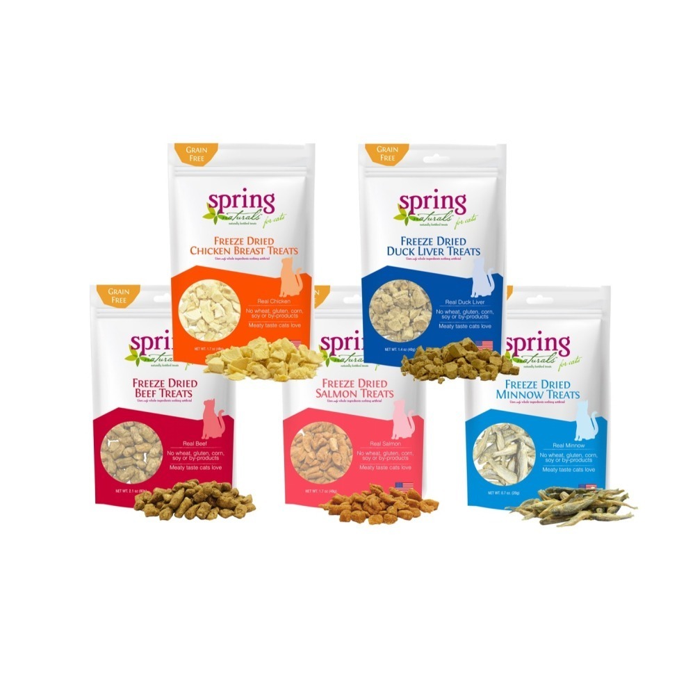 沛茲寵物【曙光 Spring 貓用冷凍乾燥零食】天然 凍乾 雞肉 牛肉 鮭魚 美國 貓零食 貓 零食-細節圖2