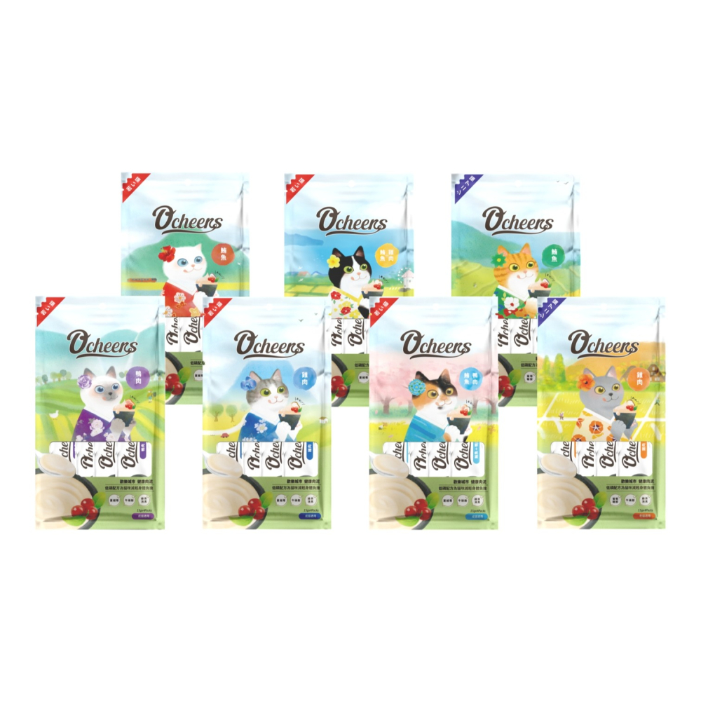 沛茲寵物【歡樂城市 Ocheers 貓用歡樂肉泥】肉泥 無色素 無調味 泰國 貓零食 貓 零食-細節圖2