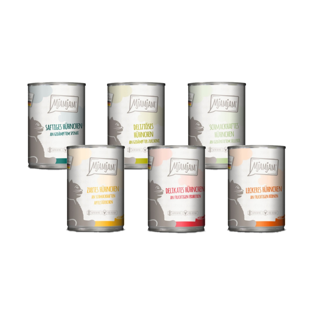 沛茲寵物【奇幻妙喵 Mjamjam 蔬果主食罐 400g】原魔力喵 蔬果 無穀 德國 主食罐 貓罐 貓 罐-細節圖2