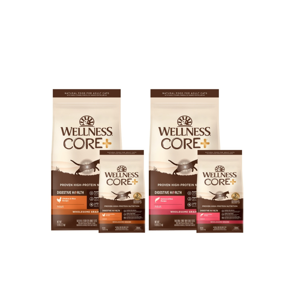 沛茲寵物【寵物健康 Wellness 貓用Core腸胃飼料】天然糧 美國 主食 貓飼料 貓 飼料 5lb 11lb-細節圖2