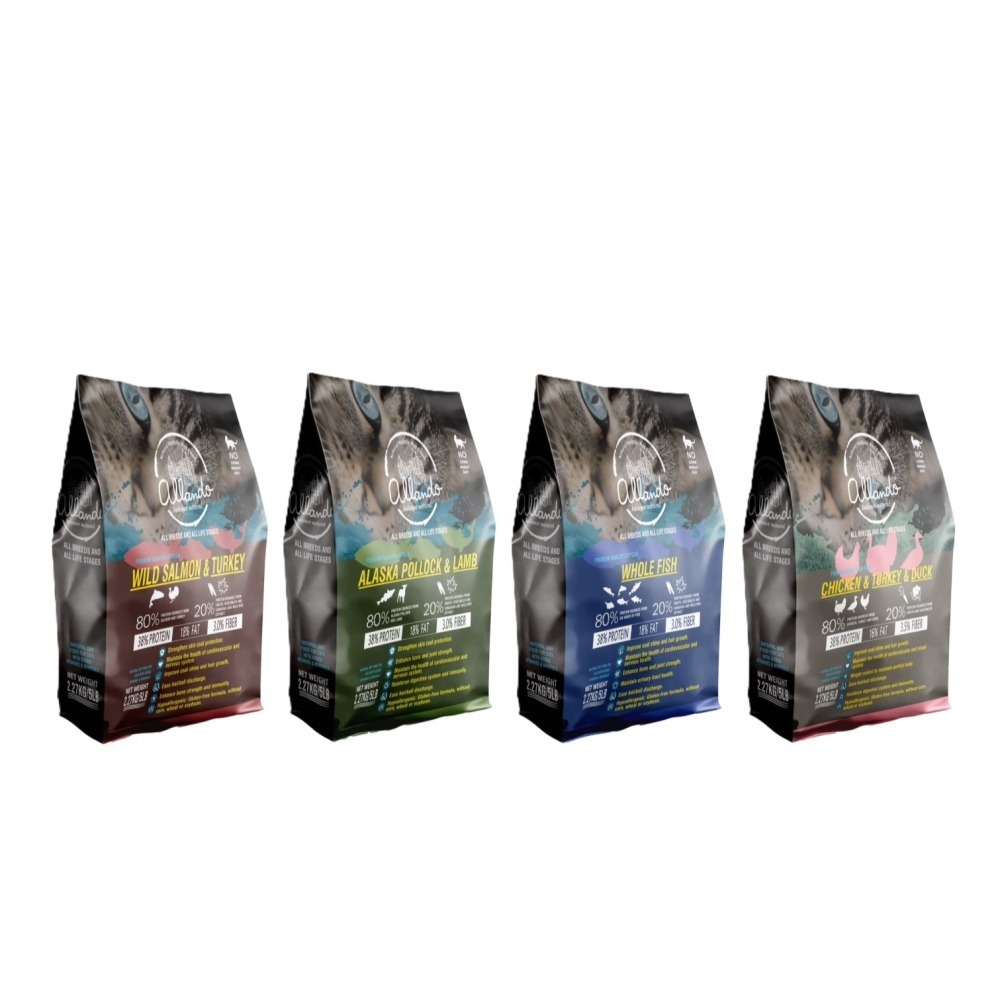 沛茲寵物【奧藍多 allando 貓用無穀飼料 5lb 15lb】羊肉 雞肉 奧蘭多 台灣 貓飼料 貓 飼料-細節圖2