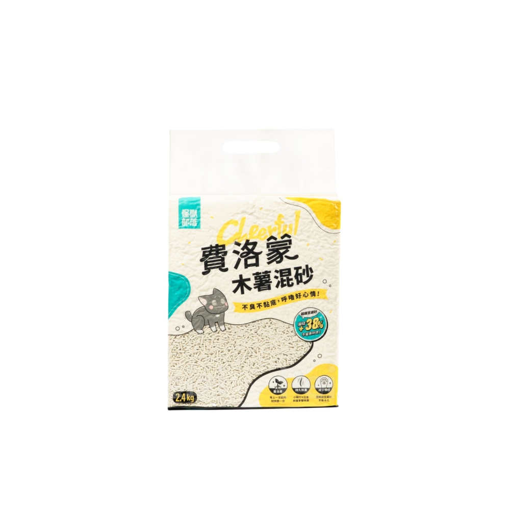 沛茲寵物【怪獸部落 LitoMOM 費洛蒙木薯混砂】費洛蒙 除臭 木薯砂 豆腐砂 中國 貓砂 貓 砂-細節圖2