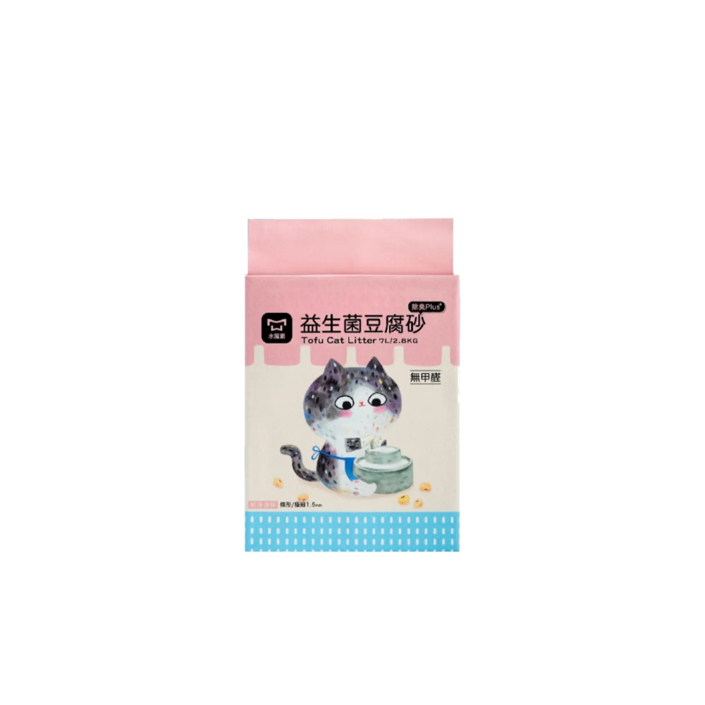 沛茲寵物【水魔素 WaterMagic 益生菌豆腐砂】極細 條狀 除臭 豌豆砂 豆腐砂 貓砂 貓 砂 7L 2.8kg-細節圖2