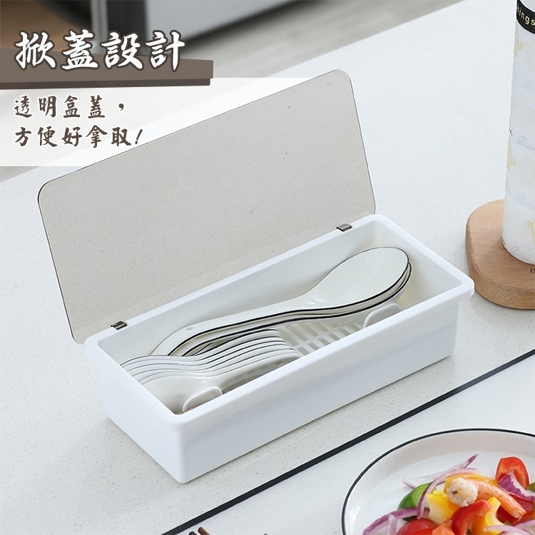 【24小時快速出貨】 日式簡約筷子盒 筷子收納盒 筷子盒 筷子桶 餐具收納盒 餐具盒 筷子架 廚房-細節圖4