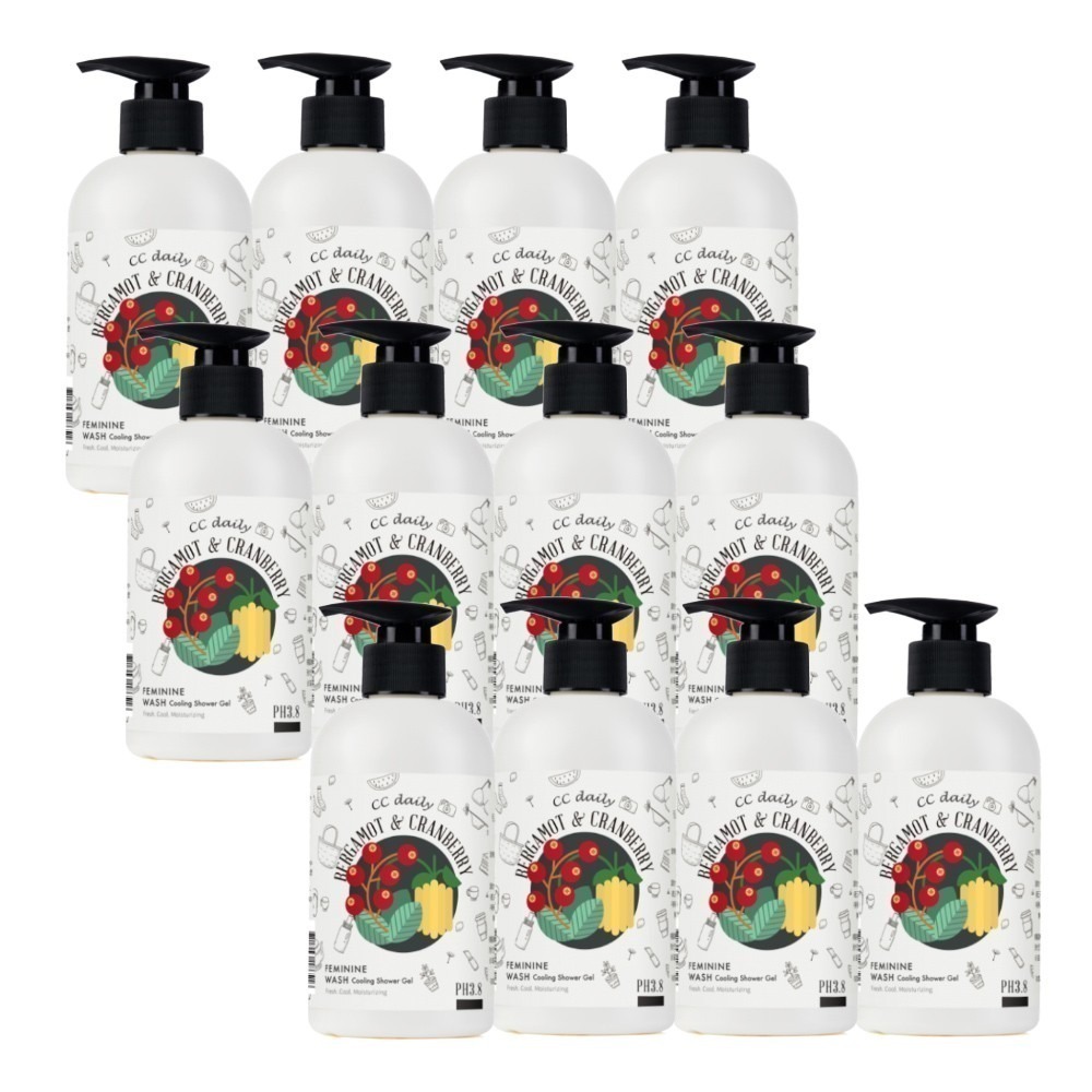 《台塑生醫》CC daily私密肌淨味涼感潔淨露(佛手柑&蔓越莓)330g (3入/6入/12入)-細節圖3