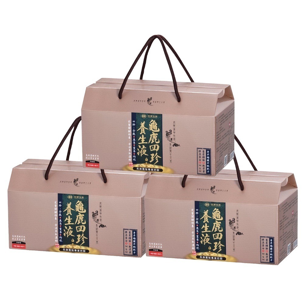 【台塑生醫】龜鹿四珍養生液(50ml*14瓶/盒) (1盒/3盒/6盒)-規格圖4