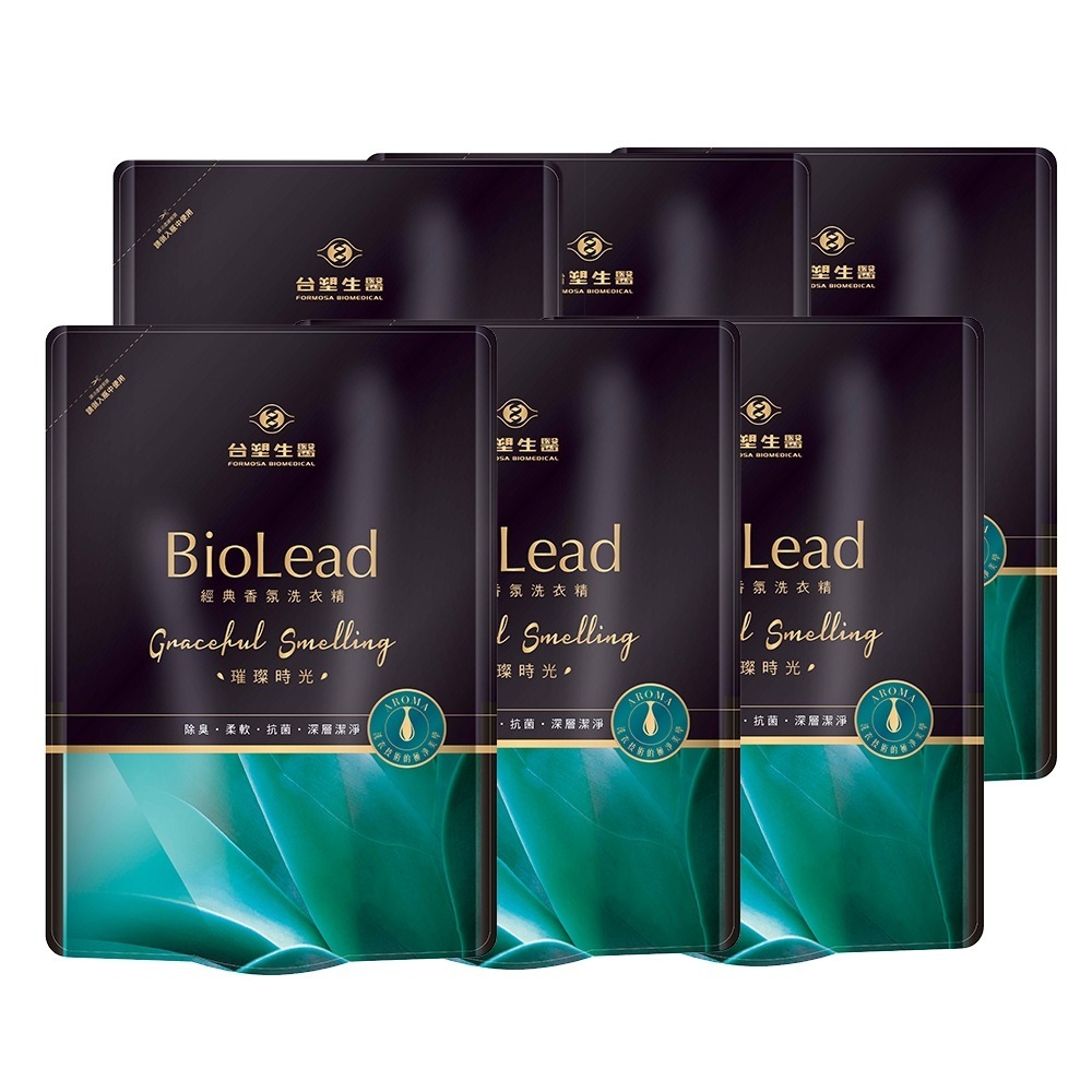 《台塑生醫》BioLead經典香氛洗衣精補充包 (紅粉佳人/天使之吻/花園精靈/璀璨時光) 1.8kg(3包/6包)-規格圖8