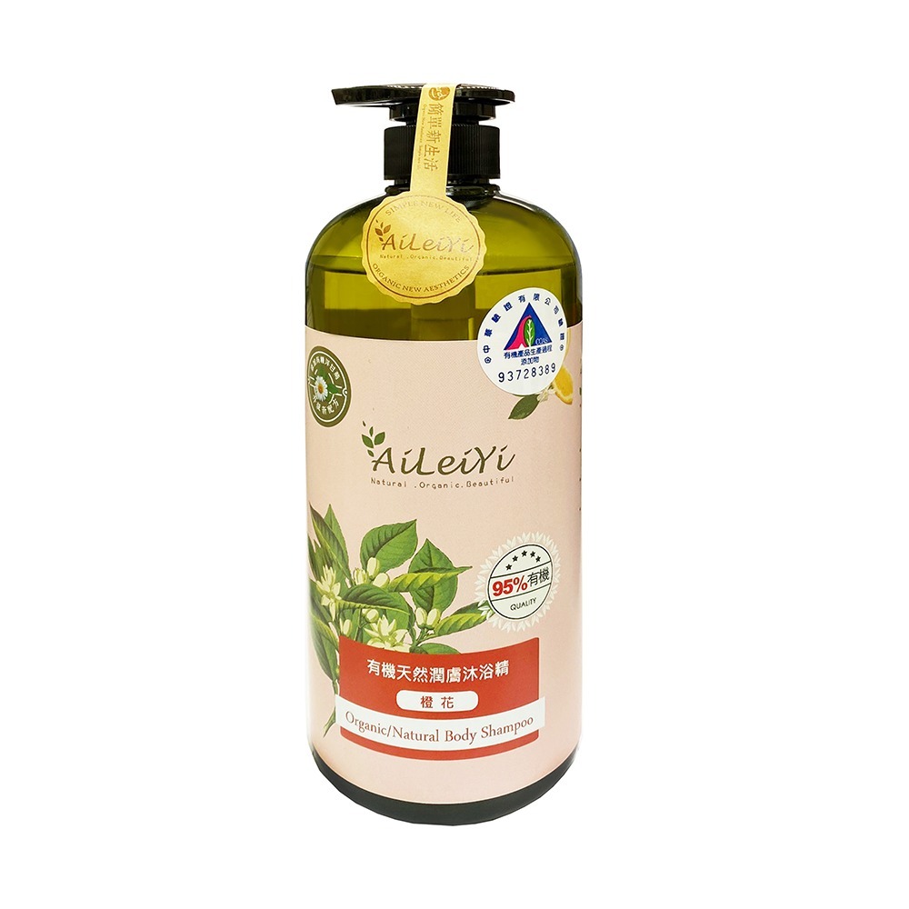 AiLeiYi洋甘菊潤膚沐浴精1000ml(玫瑰花香/橙花/漫步櫻花園/粉紅公主)(1瓶/3瓶)-細節圖3
