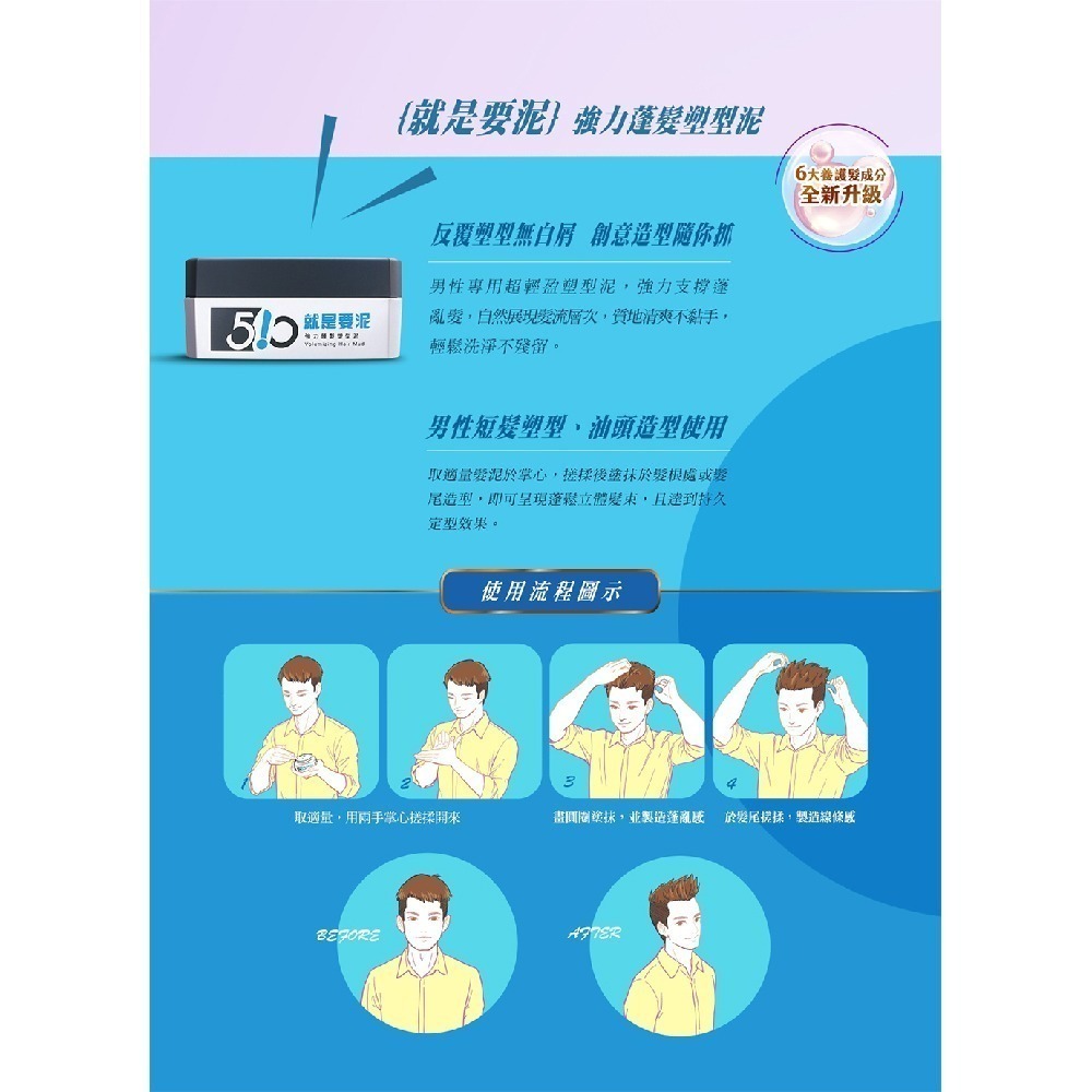 《台塑生醫》510立正站好/妝模作樣/熱情無罪/油你真好/就是要泥/非蠟不可造型瓶(升級版) 多入任選-細節圖8