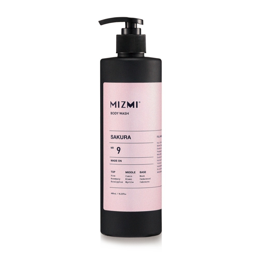 MIZMI(白雪櫻/水感舒眠/輕柔東方)沐浴精480ml 任選3入/4入/6入/12入-規格圖10