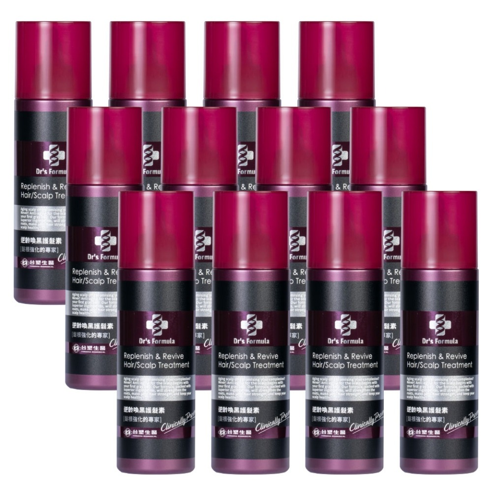 《台塑生醫》Dr’s Formula逆齡喚黑護髮素(升級版)300g*3入/4入/6入/12入-規格圖3