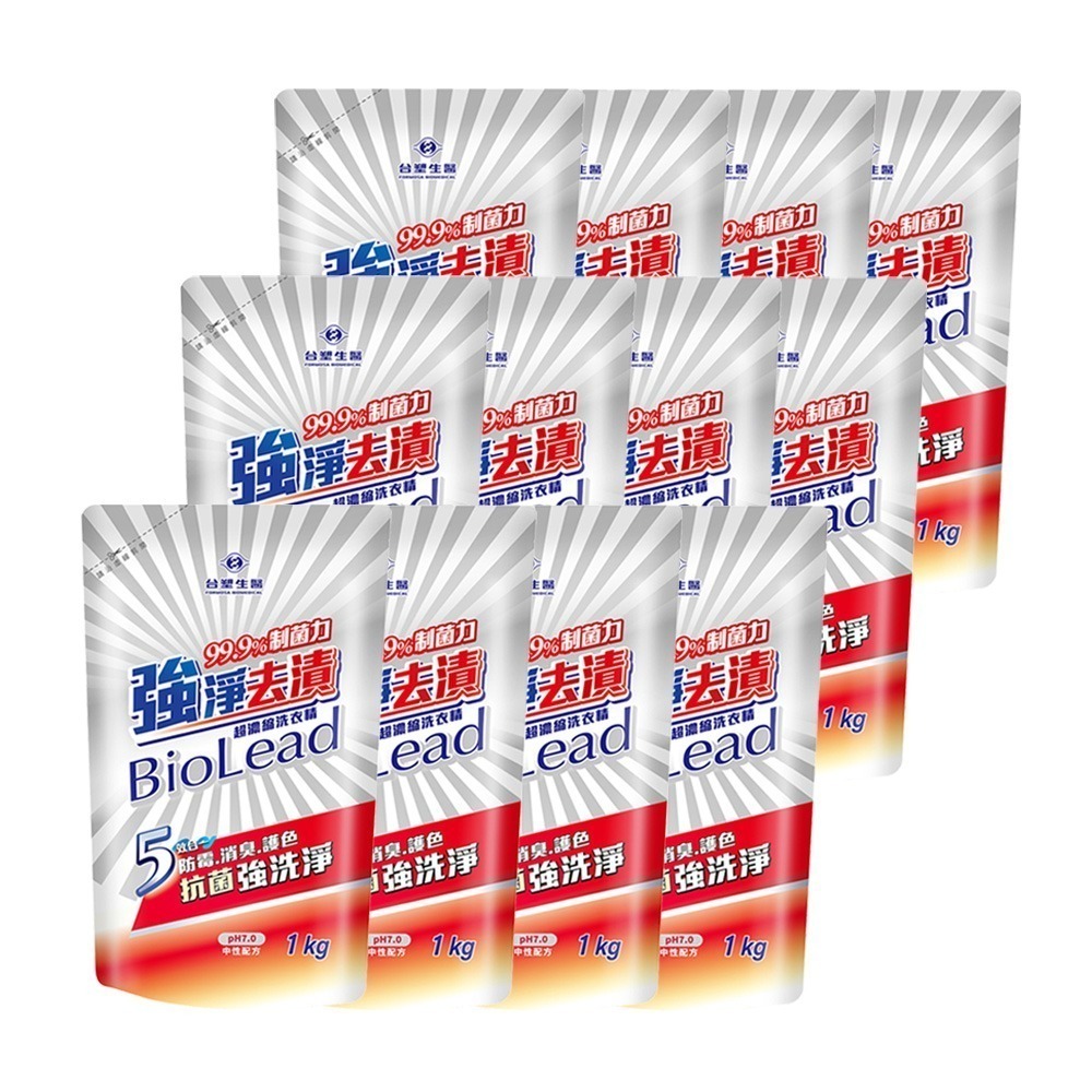《台塑生醫》BioLead超濃縮強淨去漬洗衣精1.2kg(1.2kg瓶裝/1kg包)任選瓶裝&補充包-規格圖5