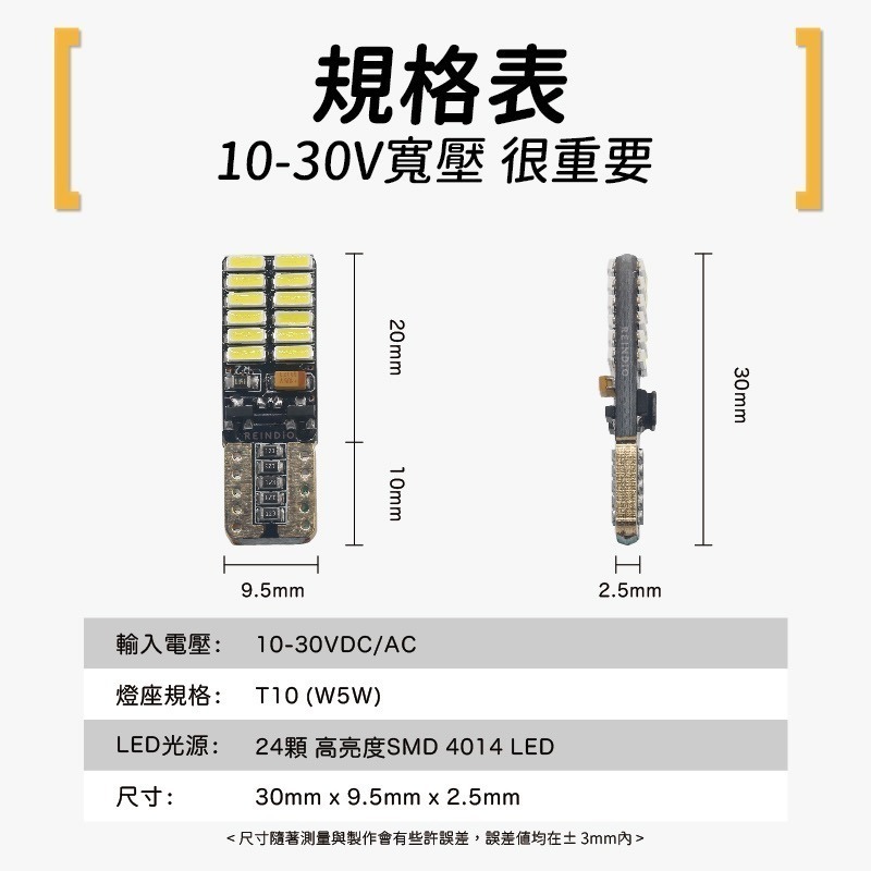 【馴光 獨家電路】穩定解碼 解碼T10 LED 小燈 室內燈 後車廂燈 解碼燈 閱讀燈 車牌燈 W202 W203-細節圖6