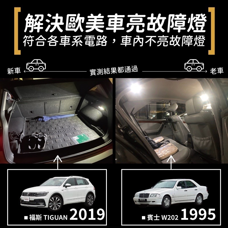 【馴光 特製暖光 一年保固】解微亮 LED室內燈 雙尖led 後車箱燈 車內燈 後車廂燈 28 31 36 39 41-細節圖4