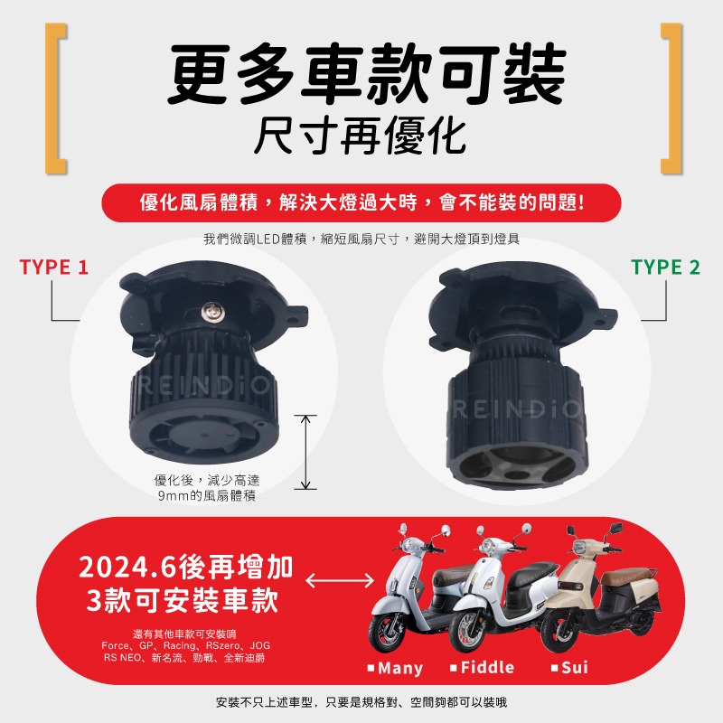 【馴光 一年保固】魚眼大燈 H4 HS1 H17 機車LED大燈 頭燈 機車大燈 摩托車大燈 LED魚眼 透鏡大燈-細節圖7