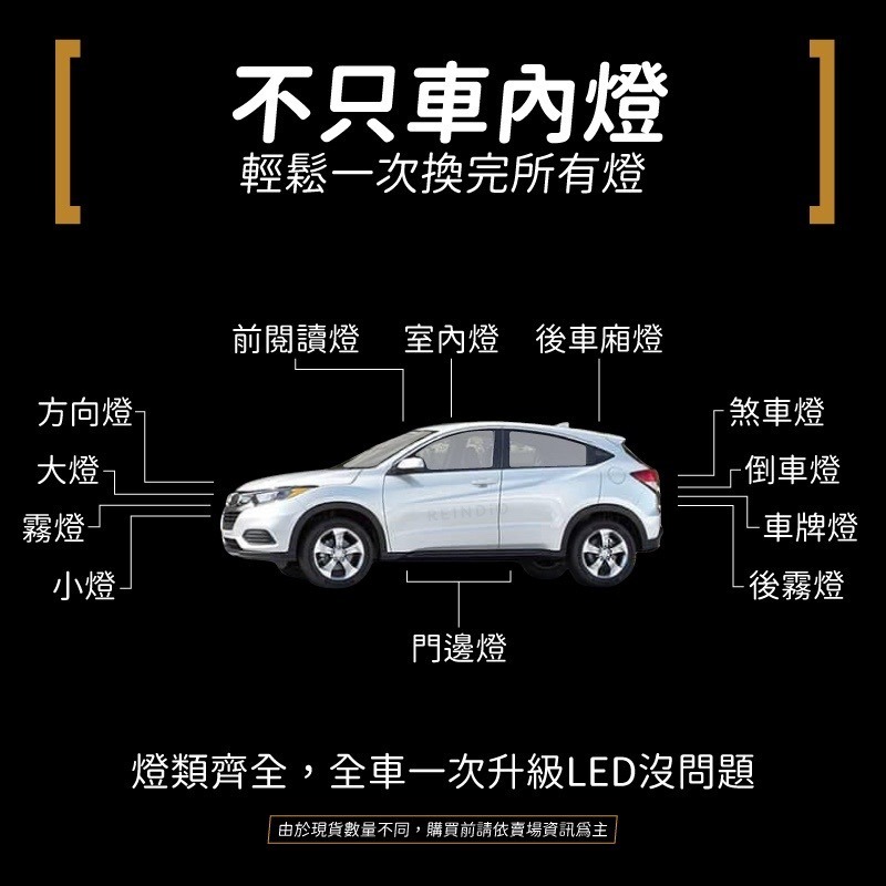 【馴光 一年保固】HRV 室內燈 閱讀燈 後車廂燈 車內燈 led 行李廂燈 地圖燈 倒車燈 化妝燈 倒車燈 車頂燈-細節圖8