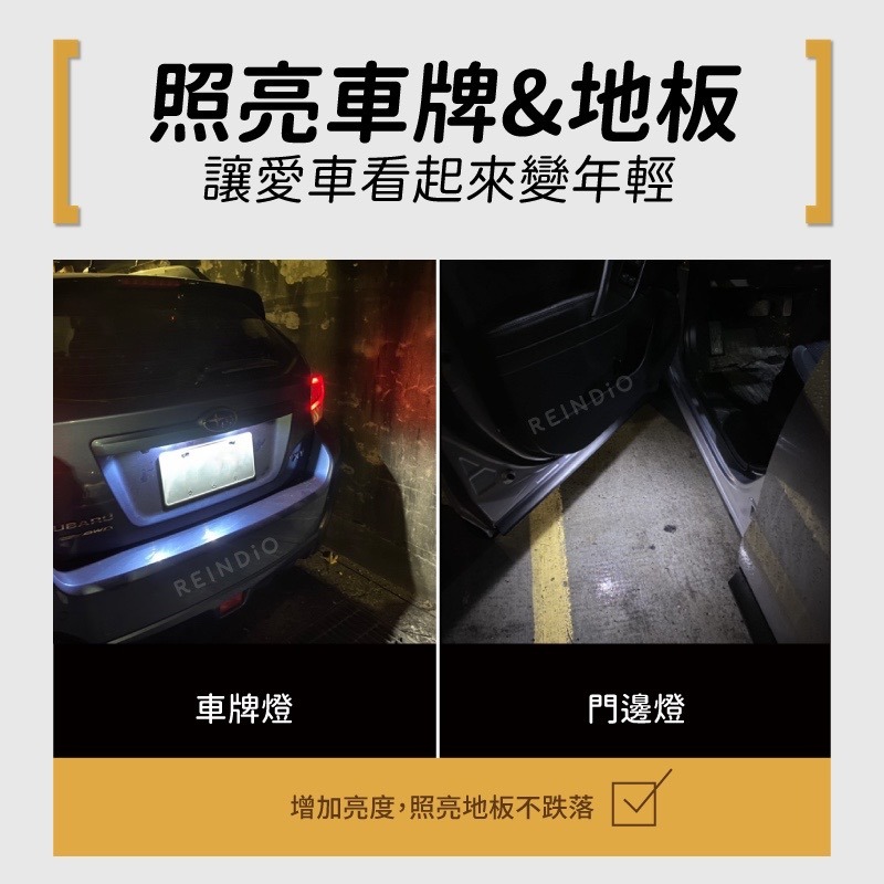 【馴光 一年保固】Forester 室內燈 閱讀燈 後車廂燈 車牌燈 led 行李廂燈 迎賓燈 森林人 5代 車門邊燈-細節圖4