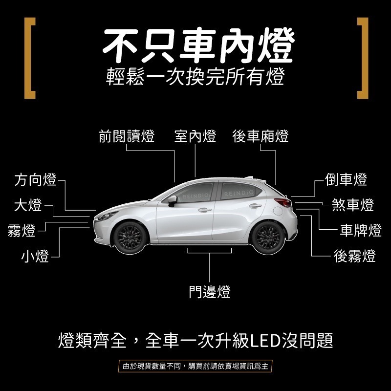 【馴光 一年保 解微亮】Mazda2 馬2 室內燈 閱讀燈 後車廂燈 馬自達2 led 行李廂燈 車牌燈 五門 5D-細節圖6