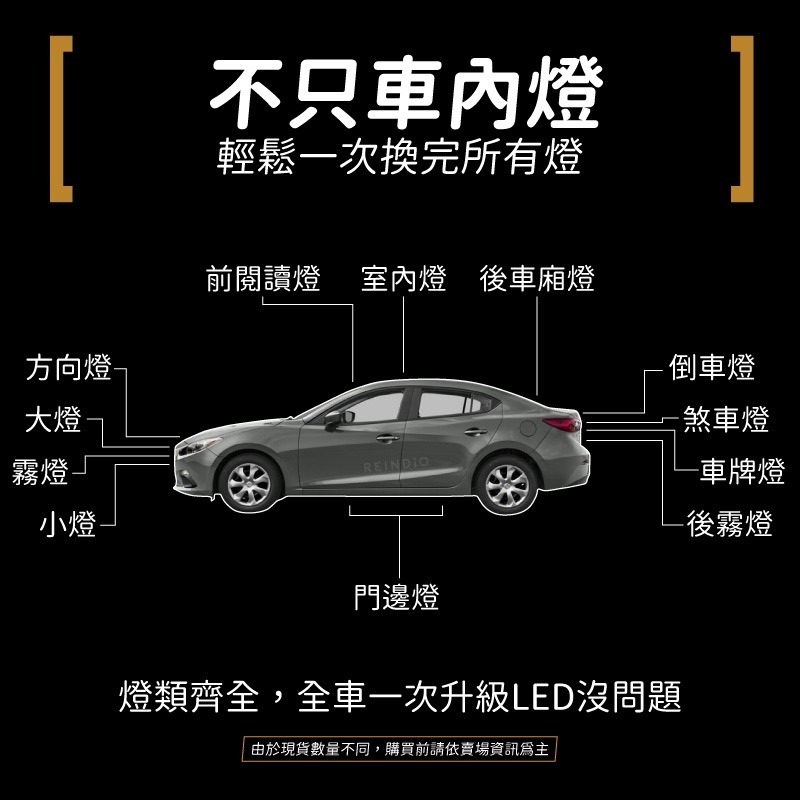 【馴光 一年保 解微亮】Mazda3 馬3 室內燈 閱讀燈 後車廂燈 馬自達3 led 行李廂燈 車牌燈 五門 5D-細節圖6