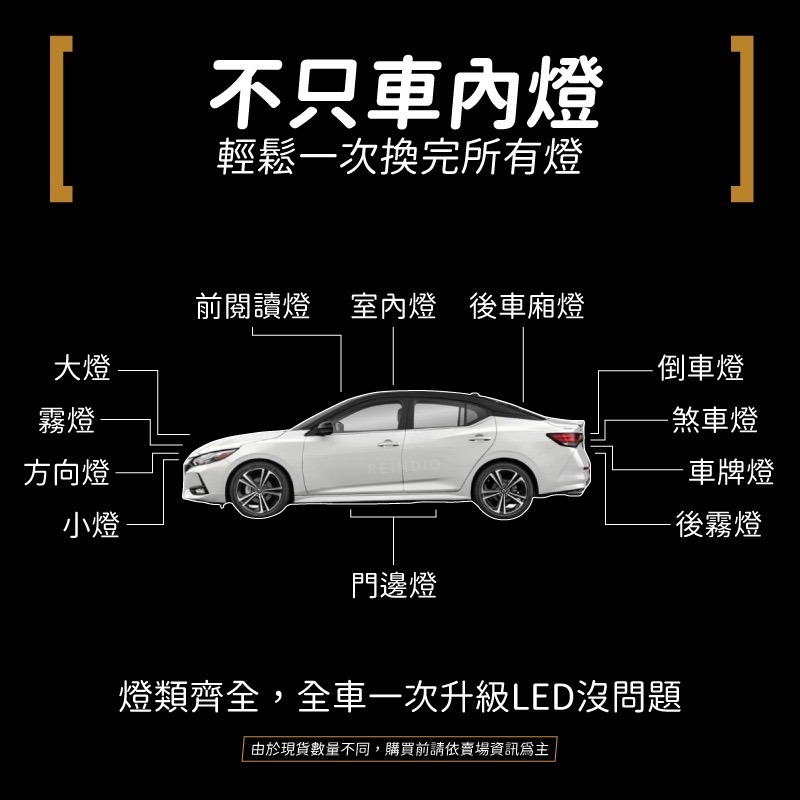 【馴光 一年保固】Sentra 180 閱讀燈 室內燈 後車廂燈 車門燈 led 行李廂燈 仙草 N16 B18 車牌-細節圖7