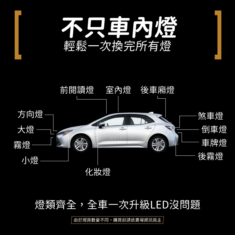 【馴光 一年保固】Auris Sport GR 室內燈 閱讀燈 後車廂燈 車內燈 led 雙尖 t10 行李廂燈 化妝-細節圖8