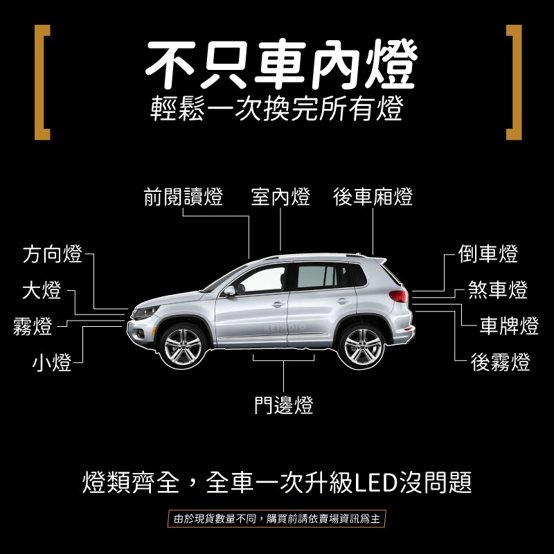 【馴光 一年保固】Tiguan mk1 mk2 室內燈 閱讀燈 後車廂燈 化妝燈 led 行李箱燈 地瓜 福斯 手套箱-細節圖7