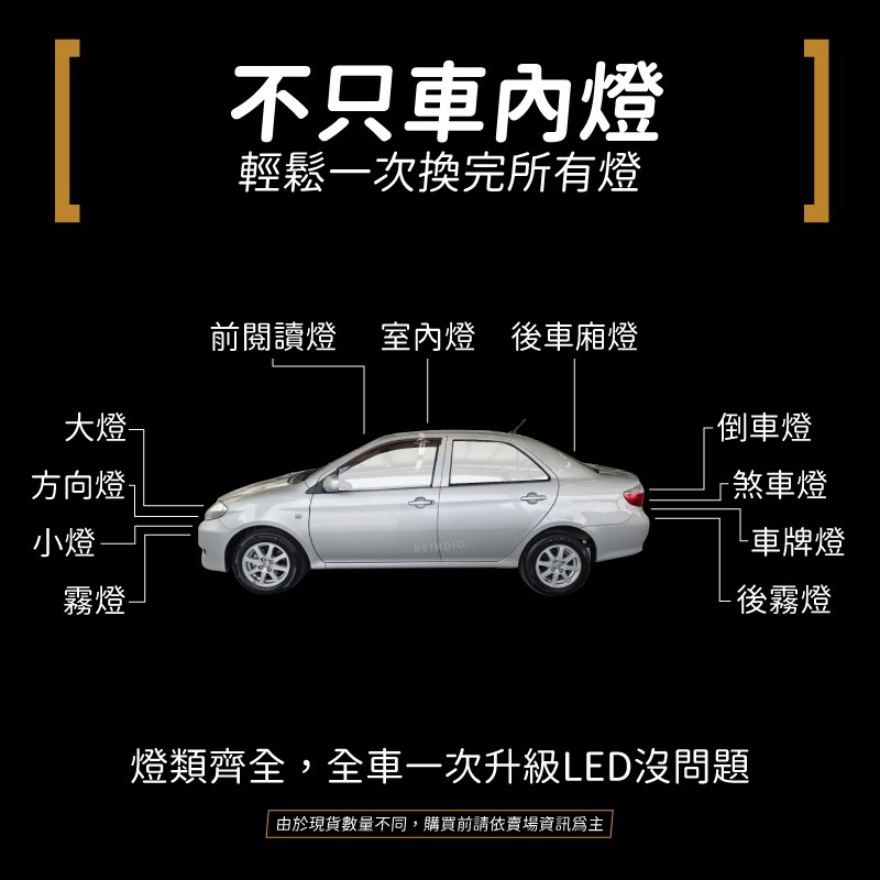 【馴光 一年保固】Vios 1代 2代 3代 室內燈 閱讀燈 後車廂燈 車內燈 地圖燈 led 車牌燈 牌照燈 行李箱燈-細節圖8