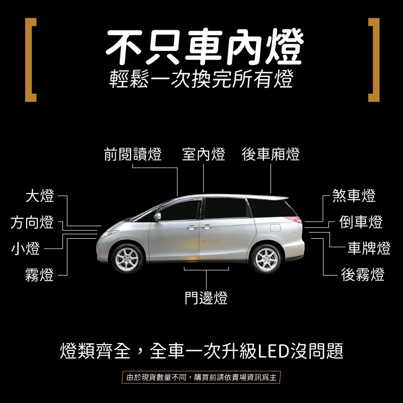 【馴光 一年保固】Previa 室內燈 閱讀燈 後車廂燈 車內燈 門邊燈 led 行李廂燈 車牌燈 牌照燈 車門燈-細節圖7