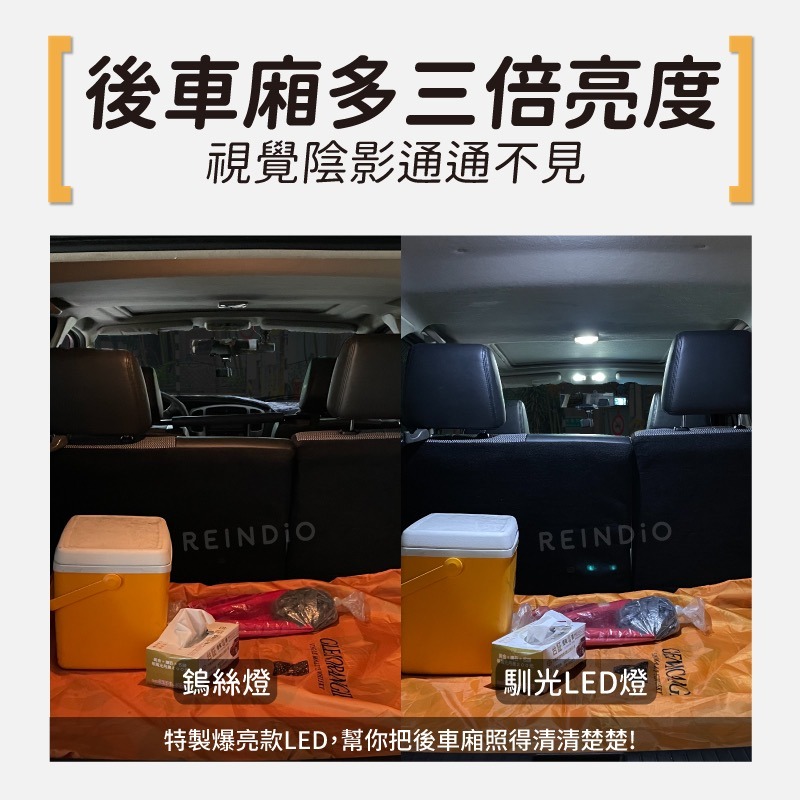 【馴光 一年保固】邱比特 Tribute 後車廂燈 閱讀燈 室內燈 車內燈 馬自達 led 行李廂燈 車牌燈 車門燈-細節圖3