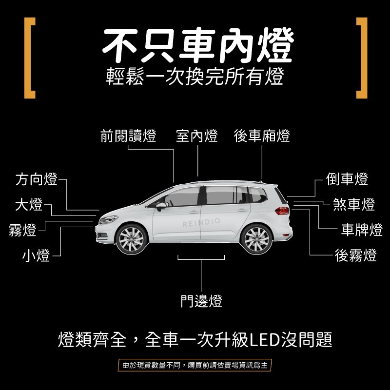 【馴光 一年保固】Touran mk2 mk3 室內燈 閱讀燈 後車廂燈 化妝燈 led 行李箱 土狼 福斯 手套箱燈-細節圖7