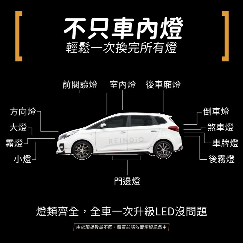 【馴光 一年保固】Carens 後車廂燈 室內燈 閱讀燈 牌照燈 kia 車牌燈 led 行李箱燈 地圖燈 車內燈-細節圖7
