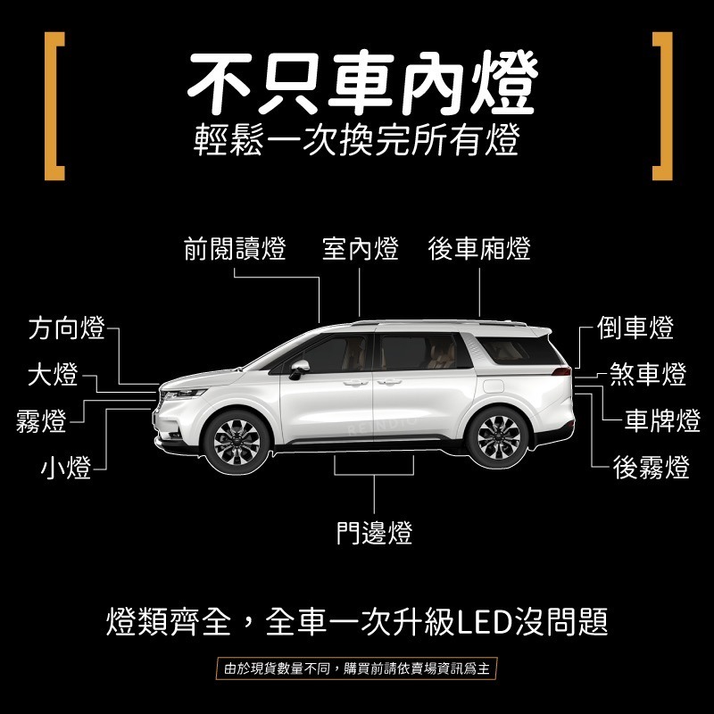 【馴光一年保固】Carnival 室內燈 閱讀燈 後車廂燈 led 嘉年華 行李廂燈 車牌燈 牌照燈 手套箱燈 化妝燈-細節圖7