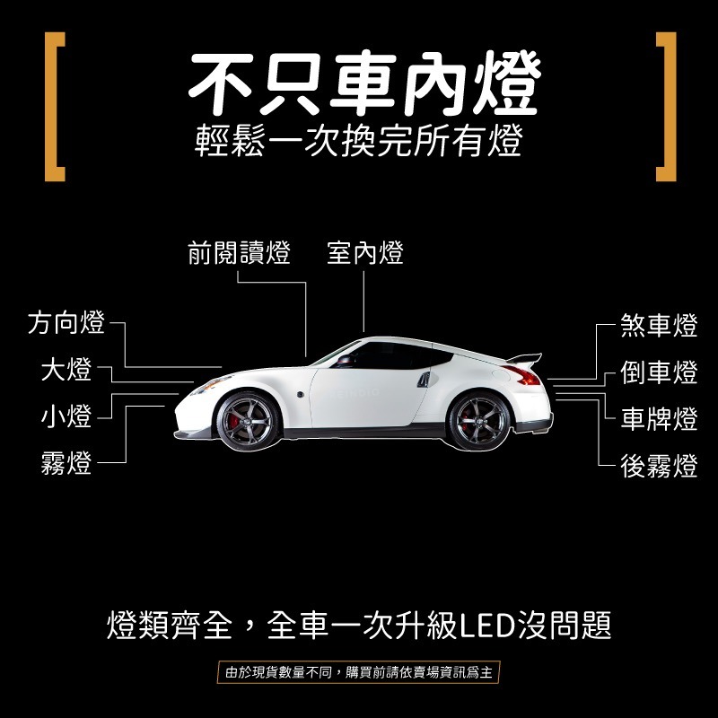 【馴光 一年保固】Nissan 370z 室內燈 閱讀燈 後車廂燈 車內燈 led 行李廂燈 車牌燈 牌照燈 日產-細節圖6
