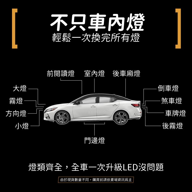 【馴光一年保固】Altima 閱讀燈 室內燈 後車廂 車門燈 led 行李廂燈 車牌燈 車頂燈 車內燈 牌照燈 L34-細節圖7