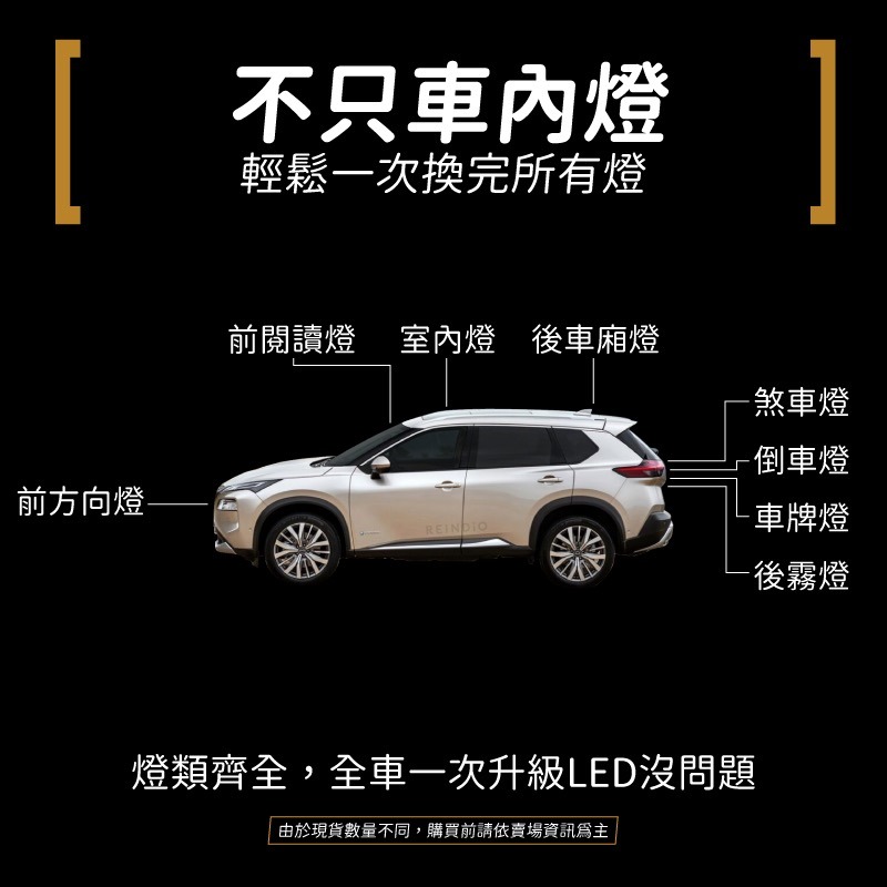 【馴光一年保固】T33 X trail epower 輕油電 閱讀燈 室內燈 後車廂燈 車牌燈 led 行李箱 化妝燈-細節圖7