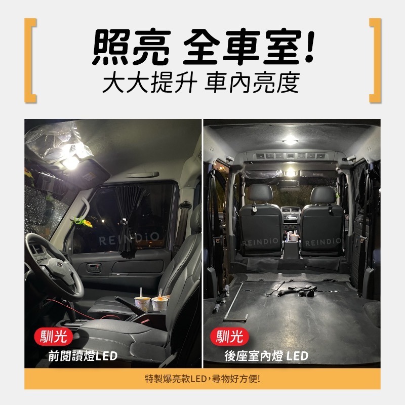 【馴光 一年保固】J Space 室內燈 閱讀燈 車內燈 led 車牌燈 中華 菱利 CMC 貨車 廂車 Jspace-細節圖2