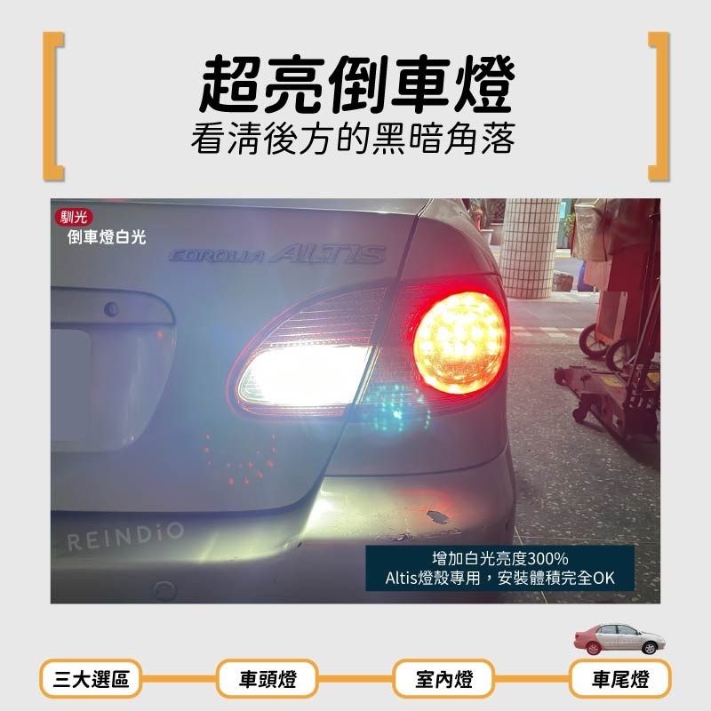 【馴光 一年保固】altis 9代 9.5代 LED 大燈 遠燈 近燈 方向燈 霧燈 室內燈 倒車燈 車牌燈 閱讀燈-細節圖7