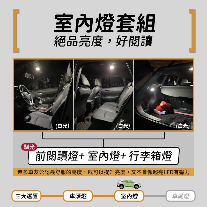 【馴光 一年保固】Corolla Cross 小改款 大燈 遠燈 日行燈 倒車燈 方向燈 led 閱讀燈 車牌燈 CC-細節圖6