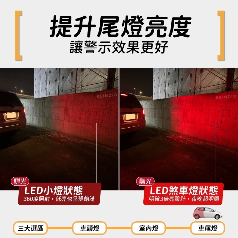 【馴光 一年保固】yaris 2代 小鴨 LED 大燈 遠燈 近燈 方向燈 霧燈 室內燈 倒車燈 車牌燈 閱讀燈 行李廂-細節圖7