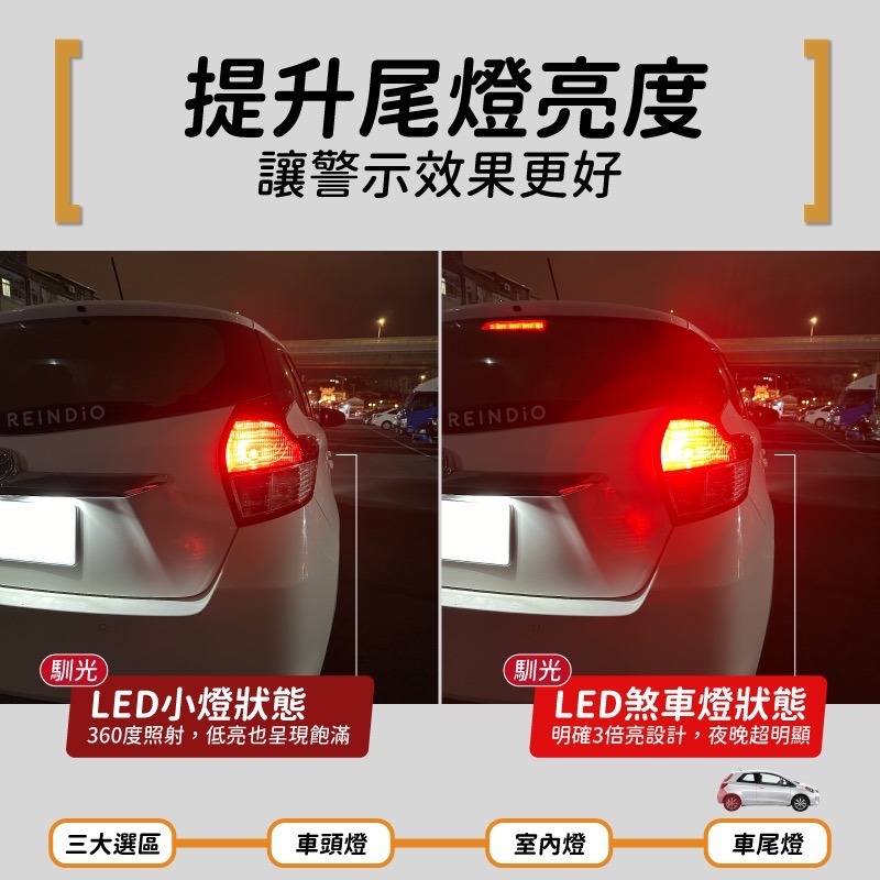 【馴光 一年保固】Yaris 3.5代 大鴨 大燈 遠燈 頭燈 倒車燈 方向燈 煞車 led 剎車燈 霧燈 後車廂 車牌-細節圖7