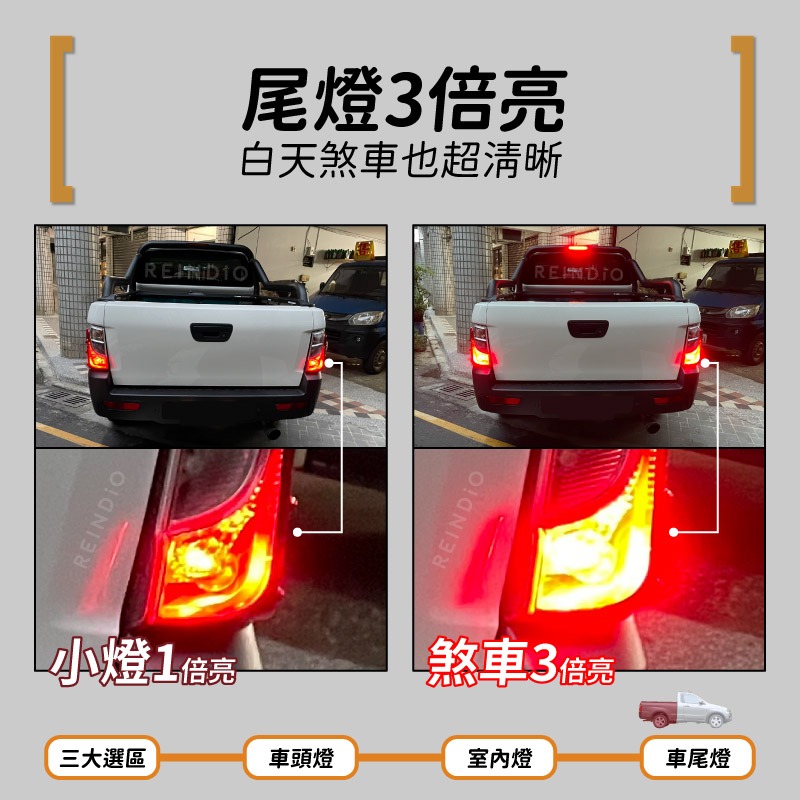 【馴光 一年保固】Zinger pick up 大燈 煞車燈 倒車燈 led 遠燈 近燈 方向燈 牌照燈 霧燈 皮卡-細節圖7