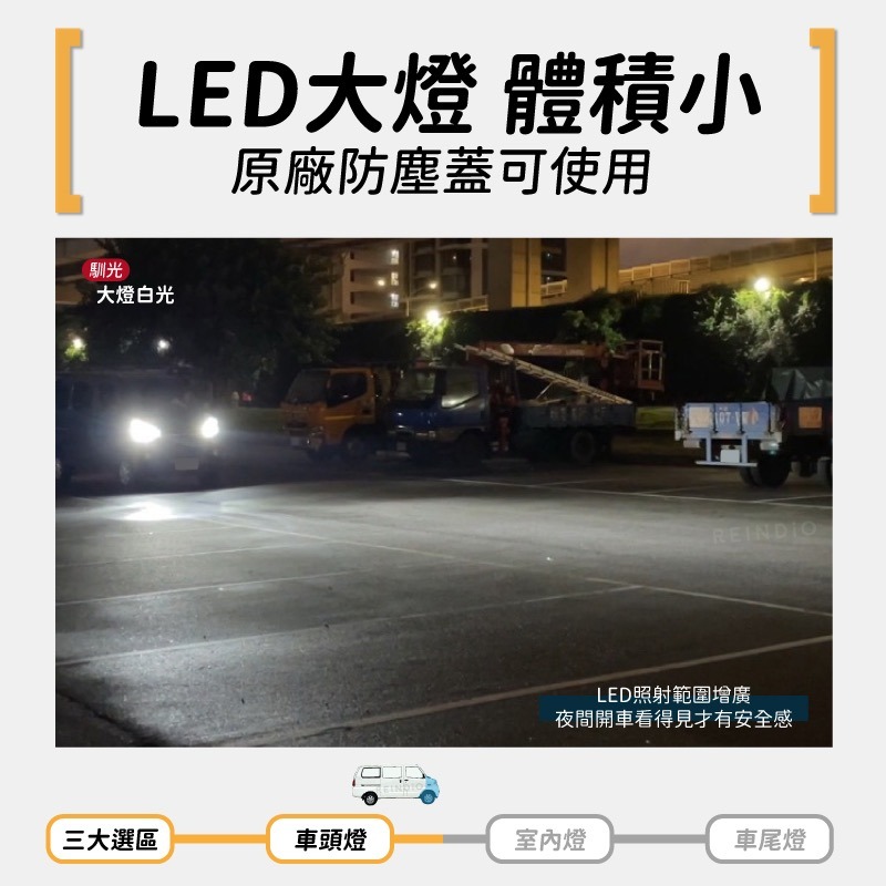 【馴光 一年保固】菱利 A180 日行燈 煞車燈 倒車燈 車牌燈 大燈 遠燈 霧燈 led Veryca E300 CM-細節圖4